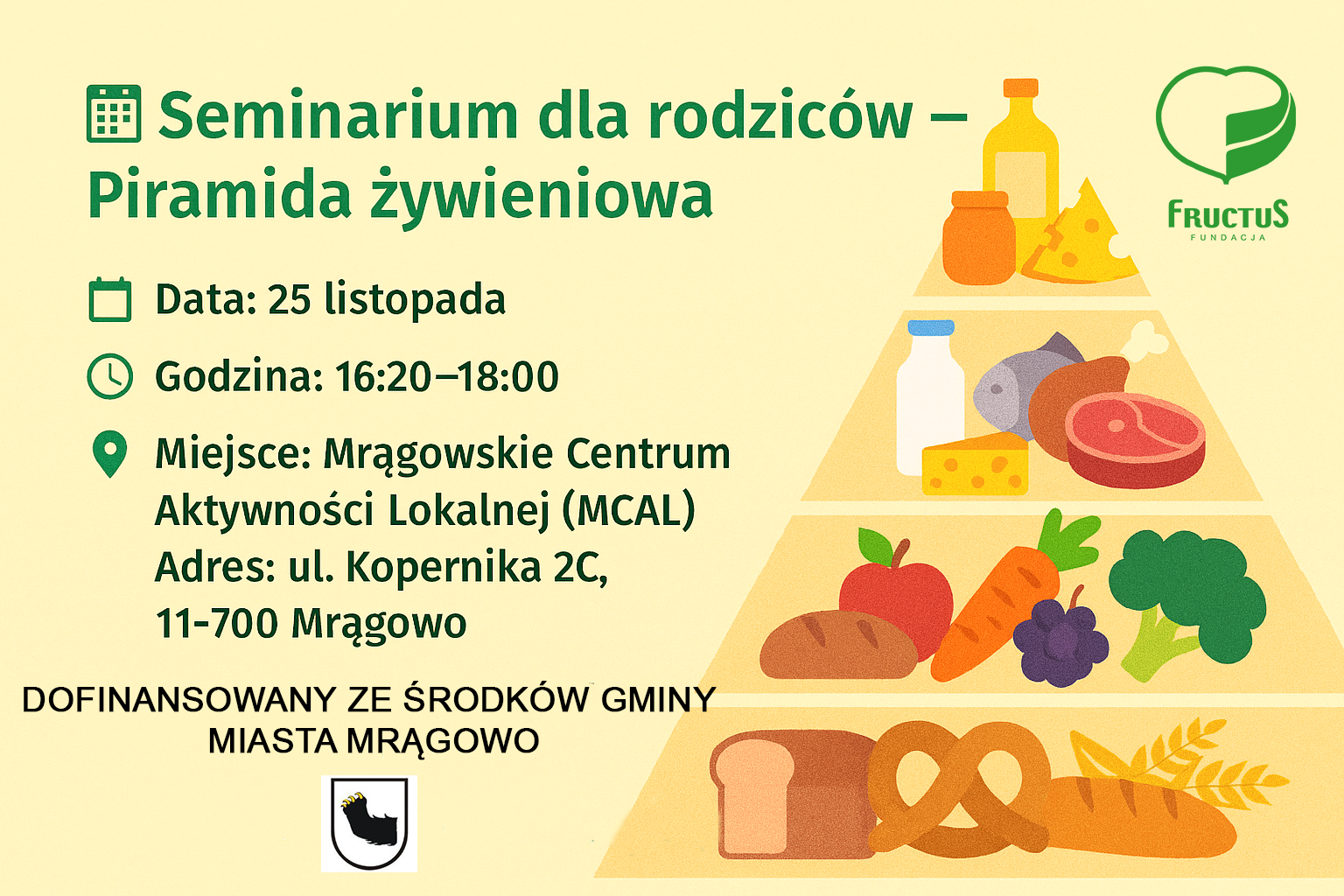 Spotkanie z dietetykiem – 25 listopada o godz. 16:30